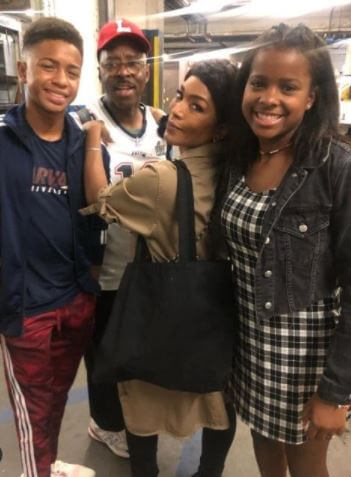 Bronwyn Vance with her parents Angela Bassett and Courtney B. Vance and sibling.